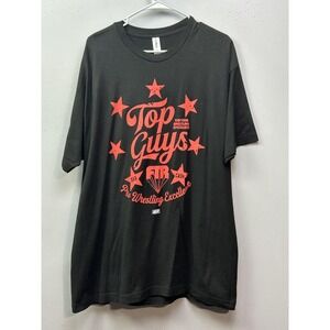 FTR Top‎ Guys Shirt Mens XL Black Red AEW Wrestling Graphic Tee T-Shirt Dax Cash